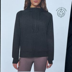 Mondetta Women's S Lightweight Full Zip Hoodie Black e0939